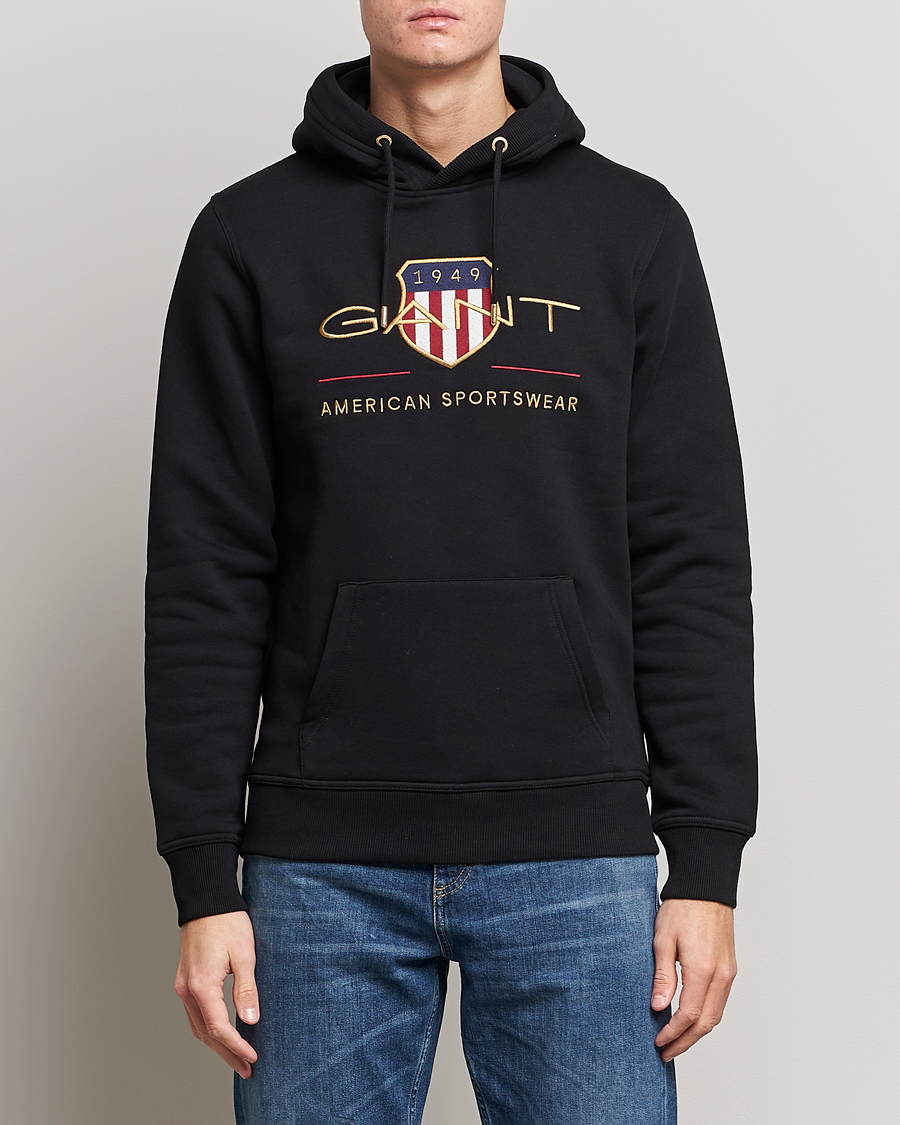 Herren |  | GANT | Archive Shield Hoodie Black