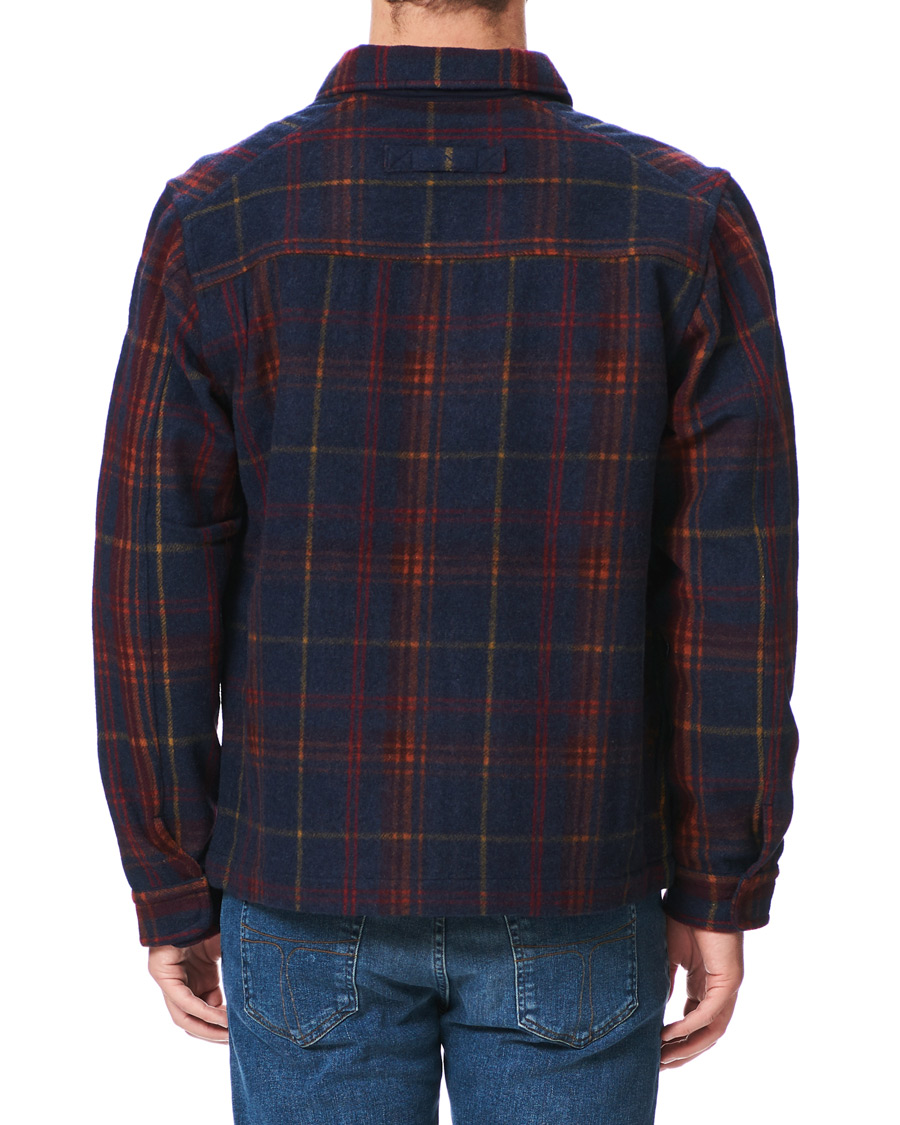 Herren | Hemden | GANT | Wool Blend Check Zip Overshirt Multi