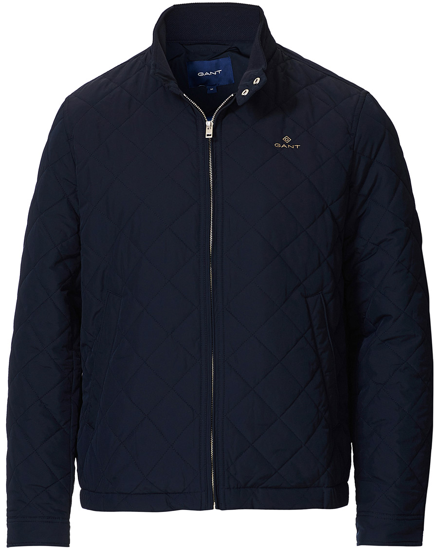 Herren | Jacken | GANT | The Quilted Windcheater Evening Blue