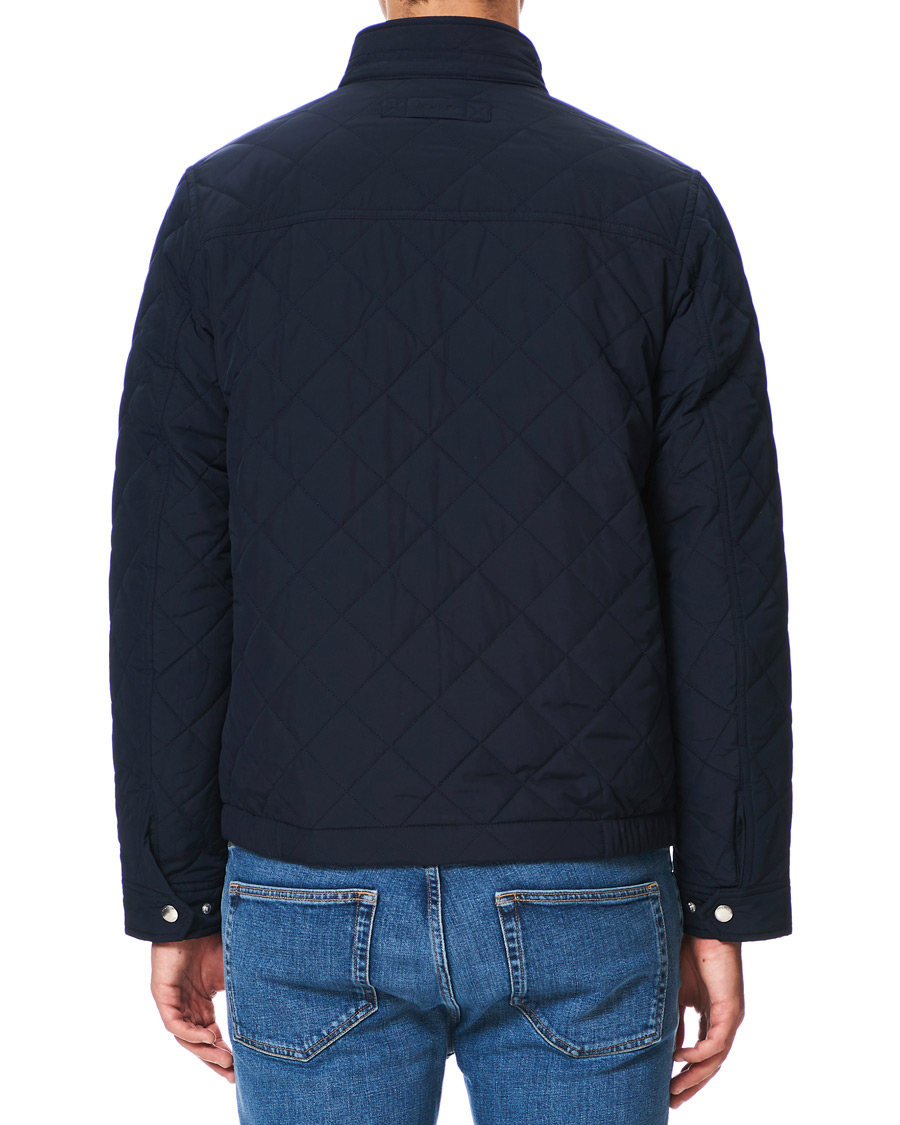 Herren | Jacken | GANT | The Quilted Windcheater Evening Blue