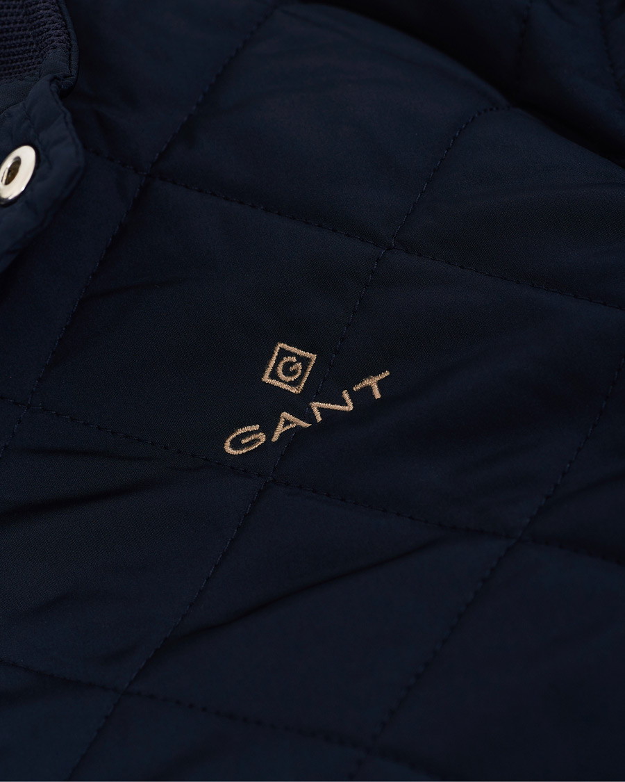 Herren | Jacken | GANT | The Quilted Windcheater Evening Blue