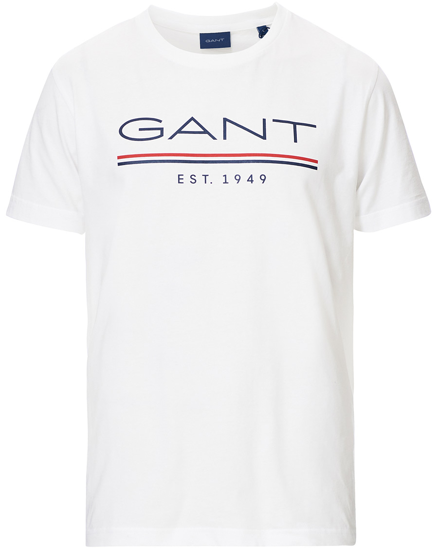 Herren | T-Shirts | GANT | 1949 Logo Tee White