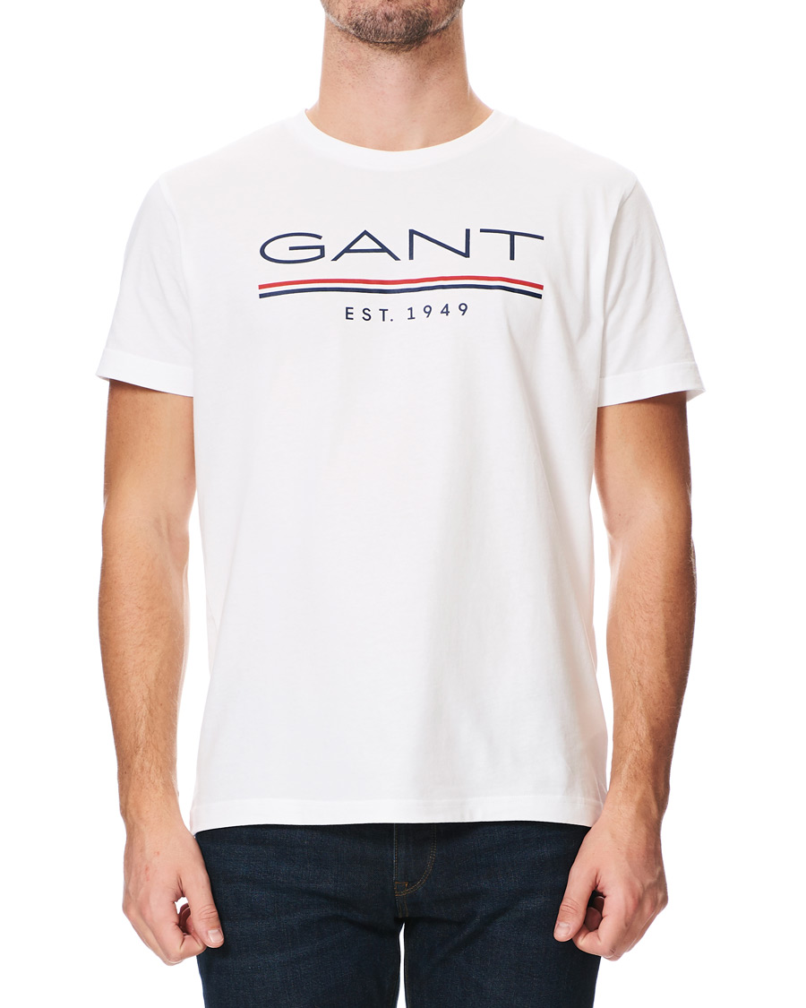 Herren | T-Shirts | GANT | 1949 Logo Tee White