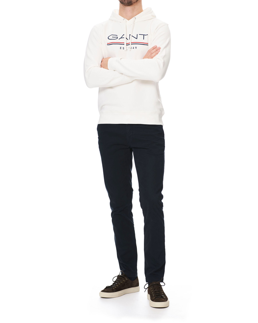 Herren | Pullover | GANT | 1949 Logo Hoodie Eggshell