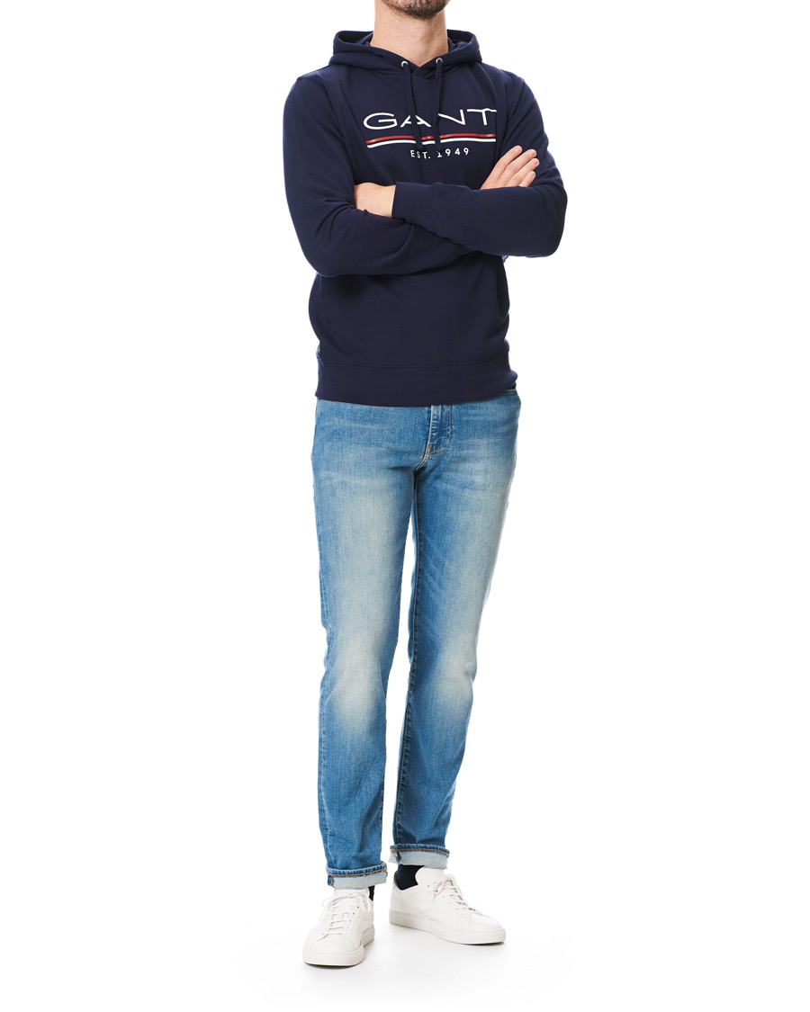 Herren | Pullover | GANT | 1949 Logo Hoodie Classic Blue