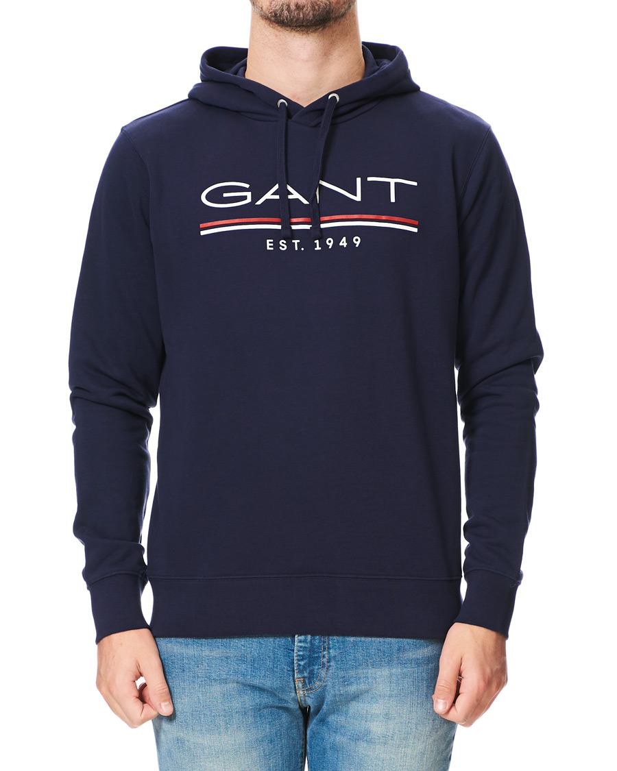 Herren | Pullover | GANT | 1949 Logo Hoodie Classic Blue
