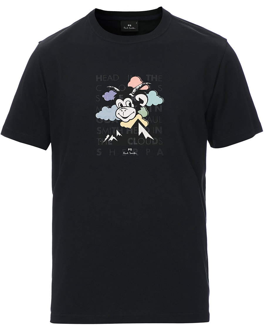 Herren | T-Shirts | PS Paul Smith | Monkey in The Sky Tee Black