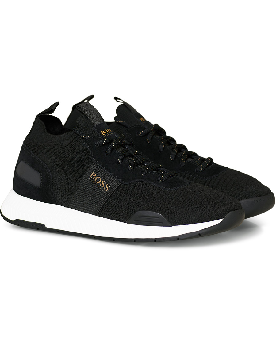Herren | BOSS Titanium Running Sneaker Black | BOSS BLACK | BOSS Titanium Running Sneaker Black
