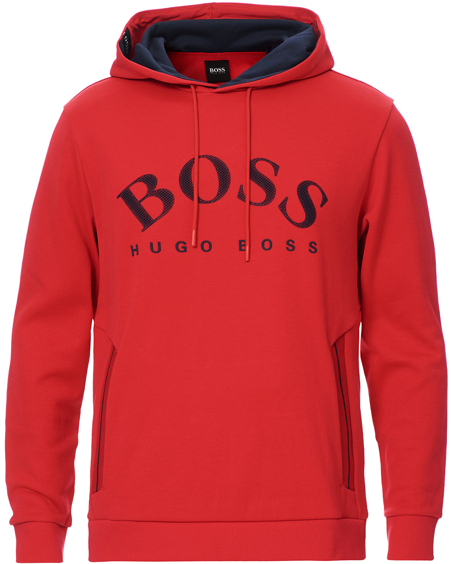 Herren | Pullover | BOSS GREEN | BOSS Athleisure Soody Hoodie Bright Red