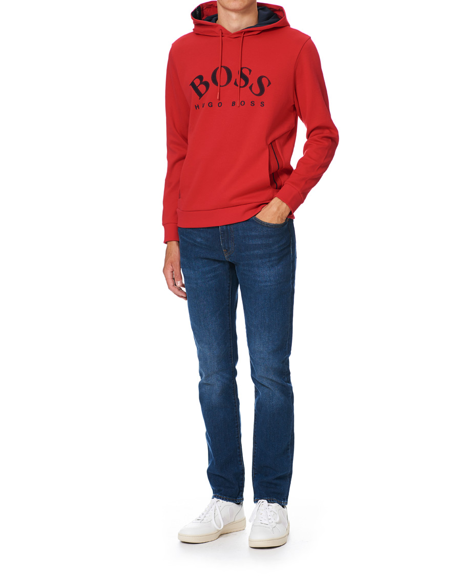 Herren | Pullover | BOSS GREEN | BOSS Athleisure Soody Hoodie Bright Red