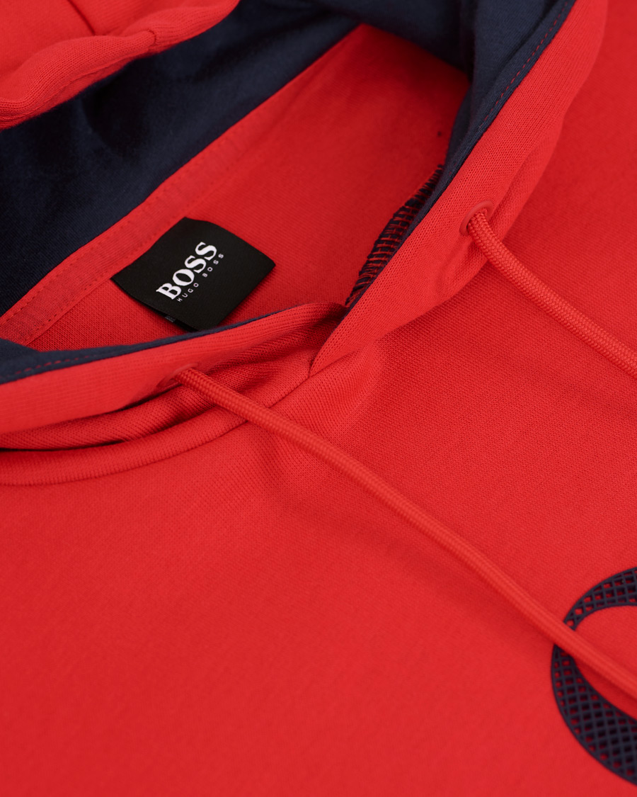 Herren | Pullover | BOSS GREEN | BOSS Athleisure Soody Hoodie Bright Red