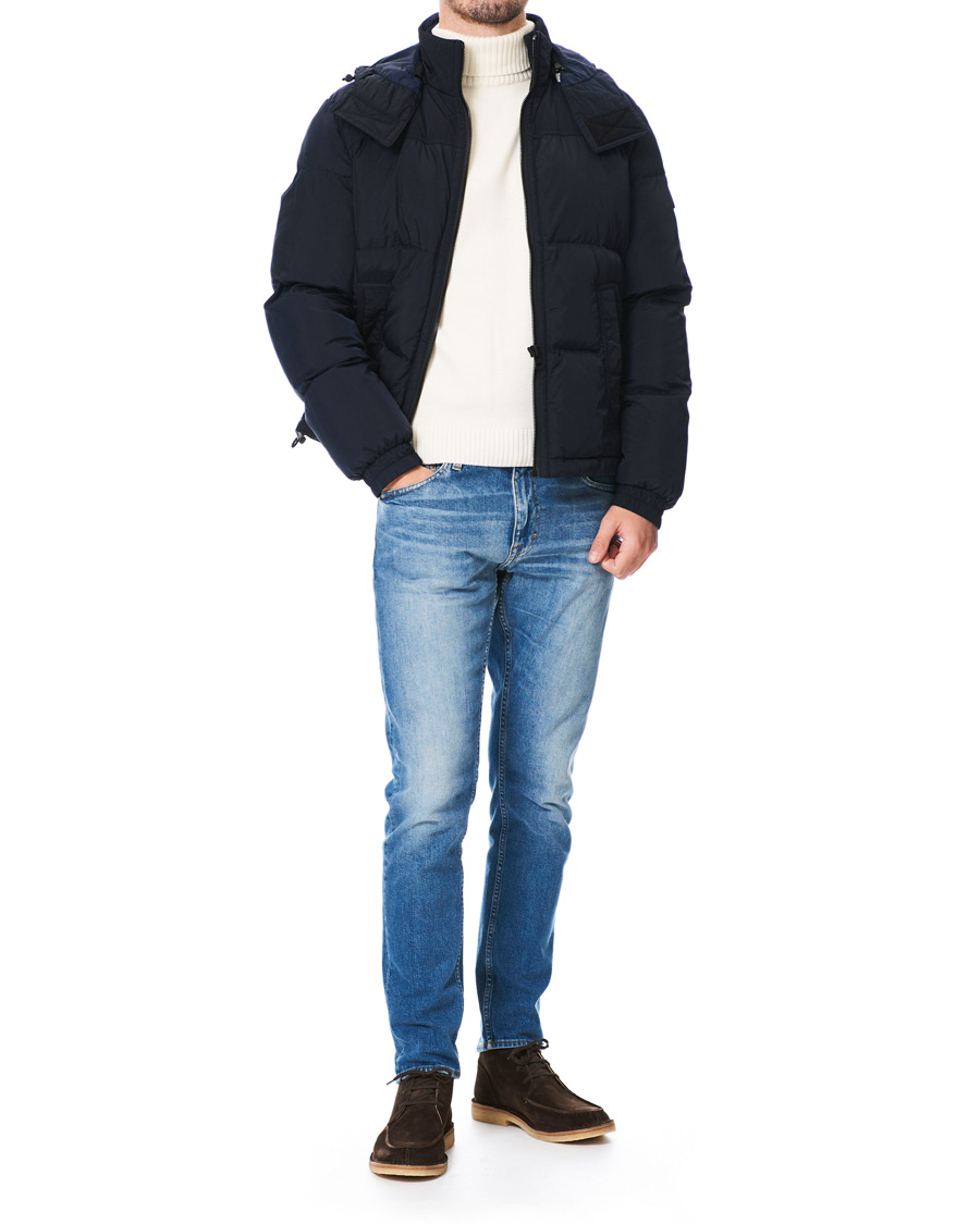 Herren | Jacken | BOSS ORANGE | BOSS Casual Olooh Down Hooded Jacket Dark Blue