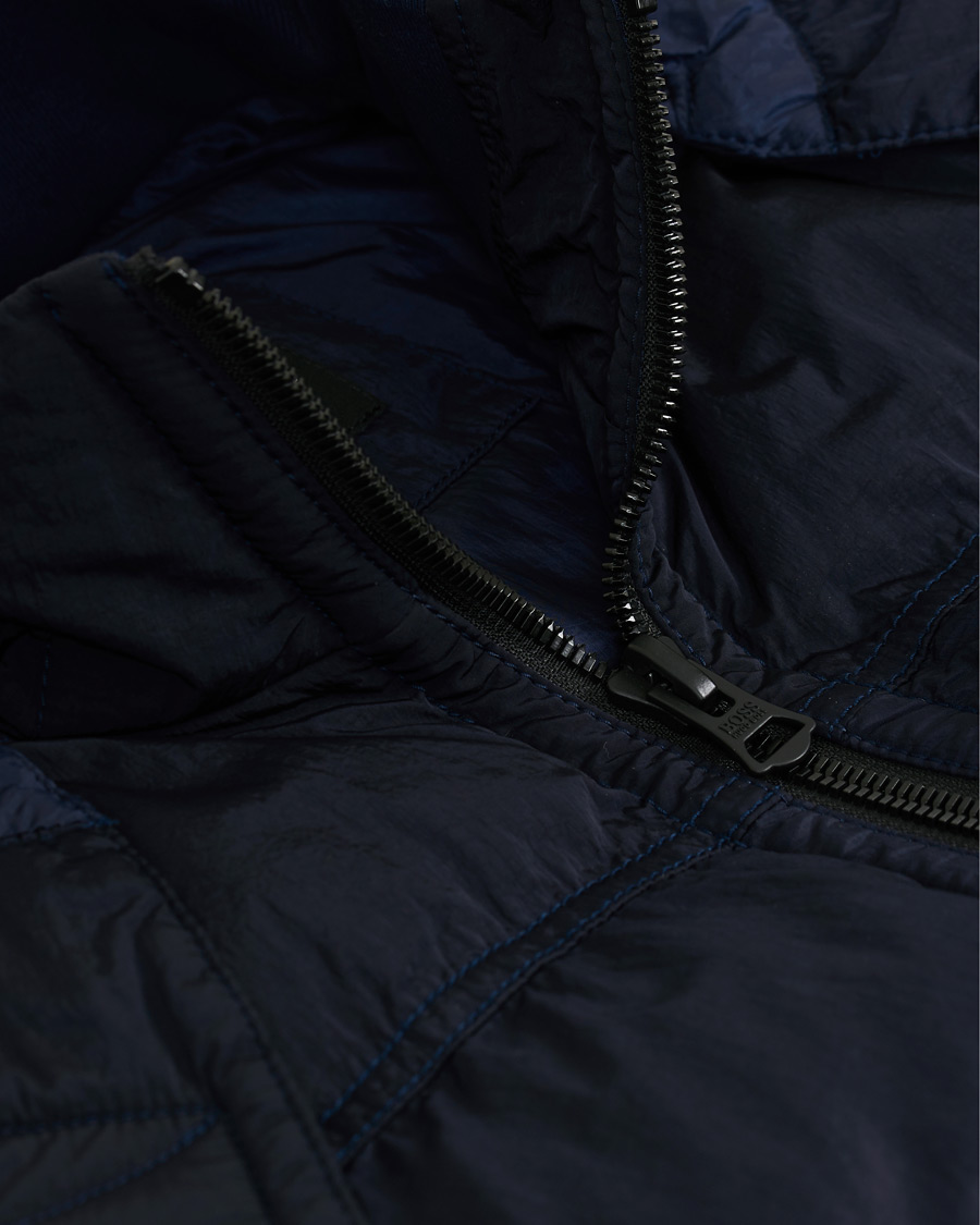 Herren | Jacken | BOSS ORANGE | BOSS Casual Olooh Down Hooded Jacket Dark Blue