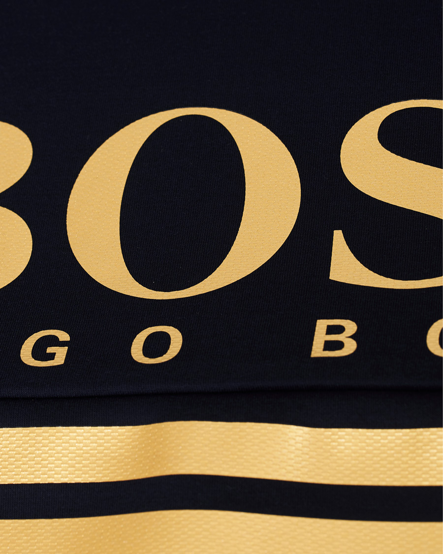 Herren | Pullover | BOSS GREEN | BOSS Athleisure Salbo Crew Neck Sweater Navy/Gold