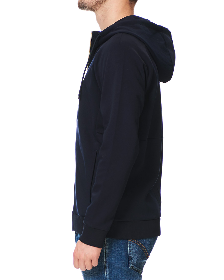 Herren | Pullover | BOSS GREEN | BOSS Athleisure Saggy Full Zip Hoodie Navy/Gold