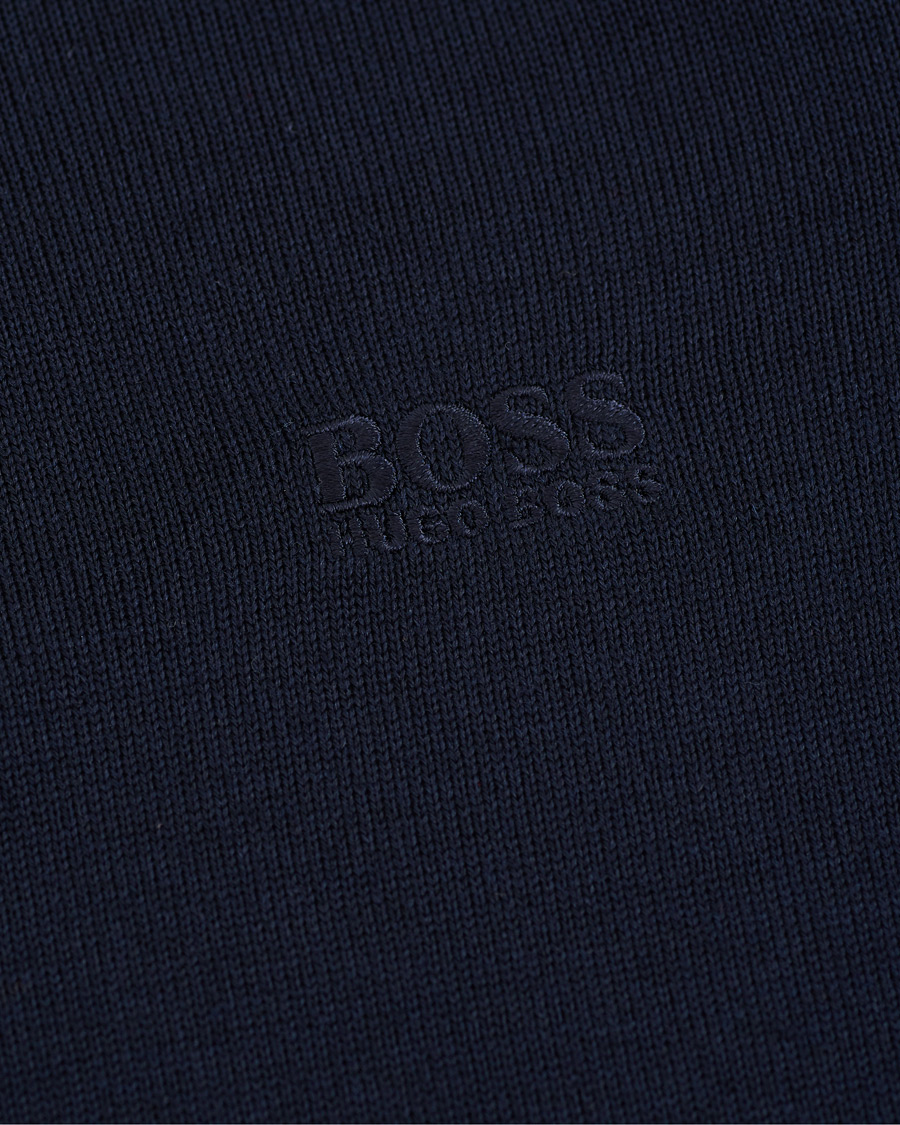 Herren | Pullover | BOSS BLACK | BOSS Bono Knitted Polo Dark Blue