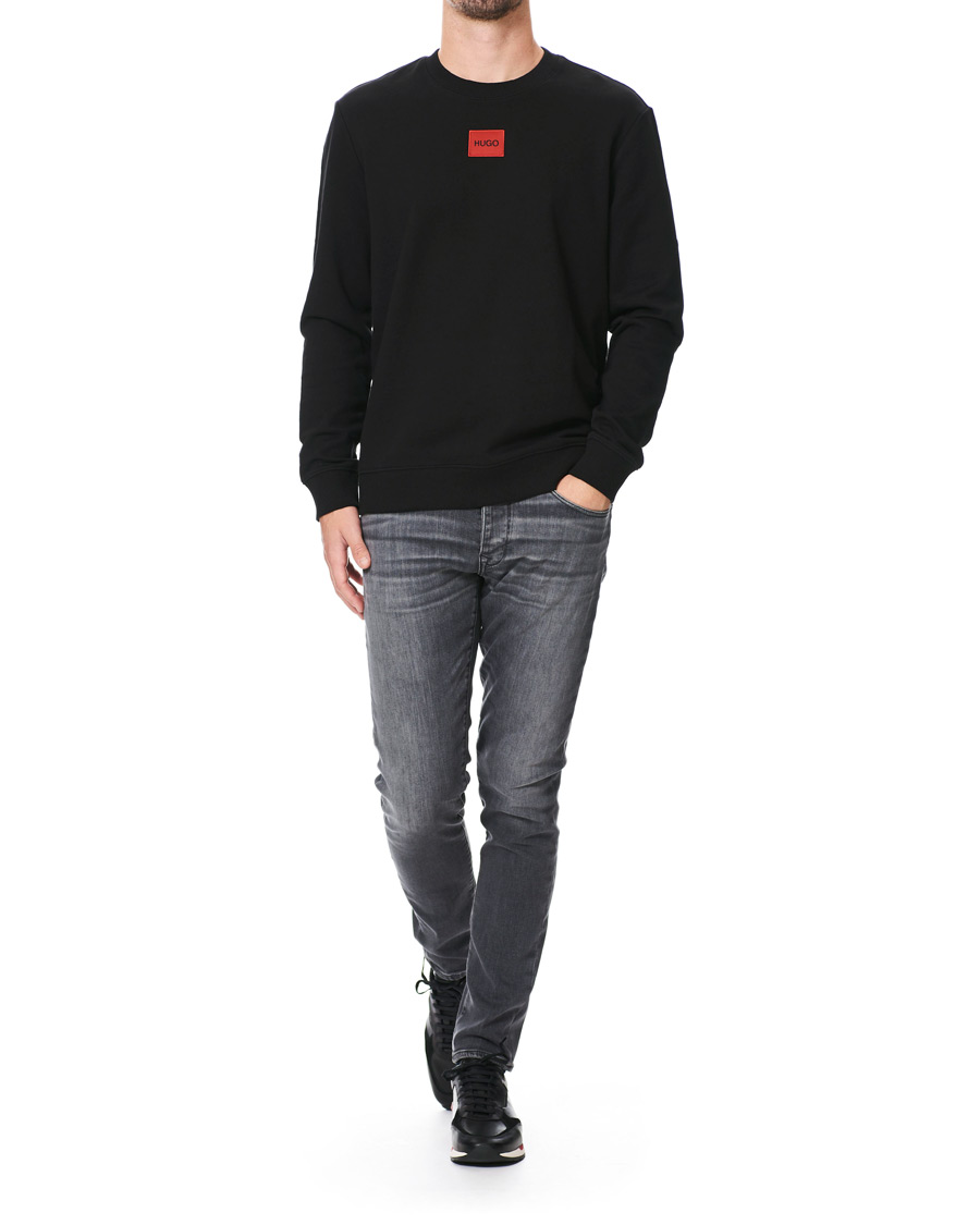 Herren | Pullover | HUGO | Diragol Logo Sweatshirt Black