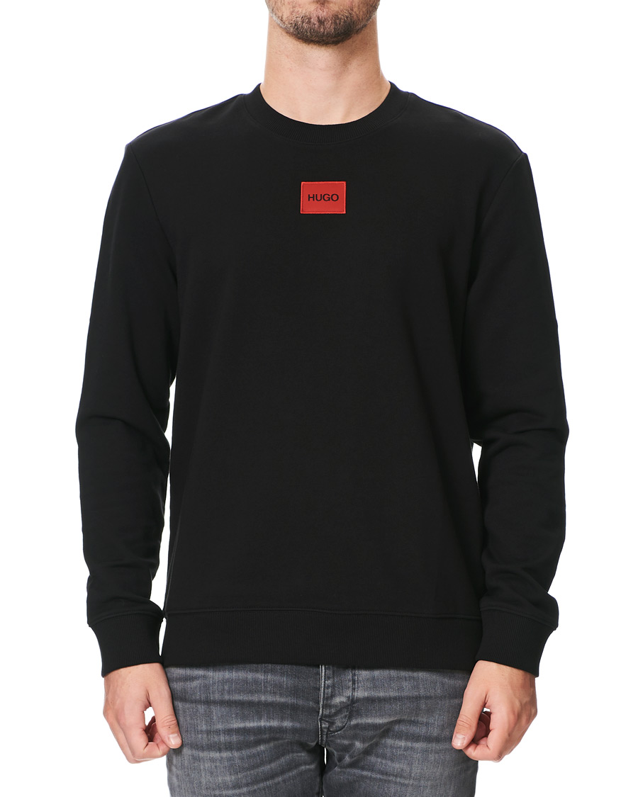 Herren | Pullover | HUGO | Diragol Logo Sweatshirt Black
