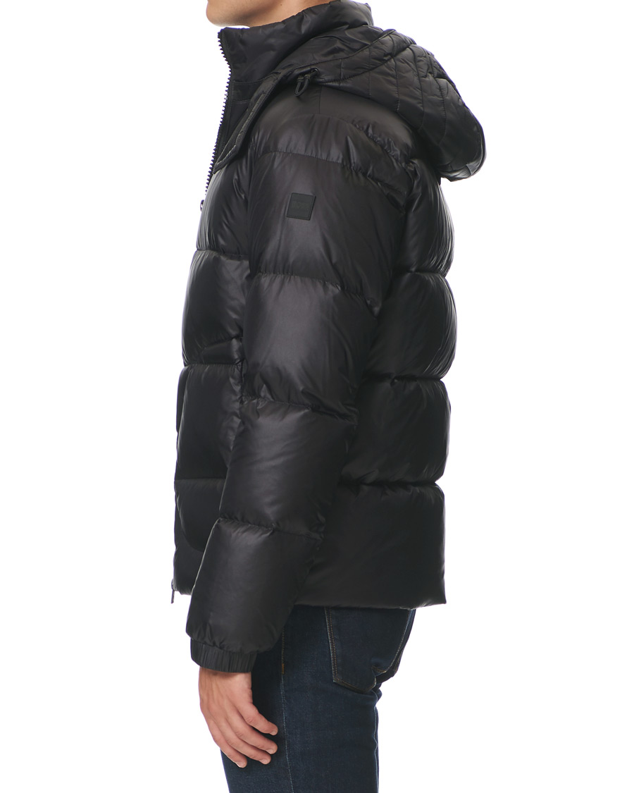 Herren | Jacken | BOSS BLACK | BOSS Dolera Ripstop Hooded Down Jacket Black