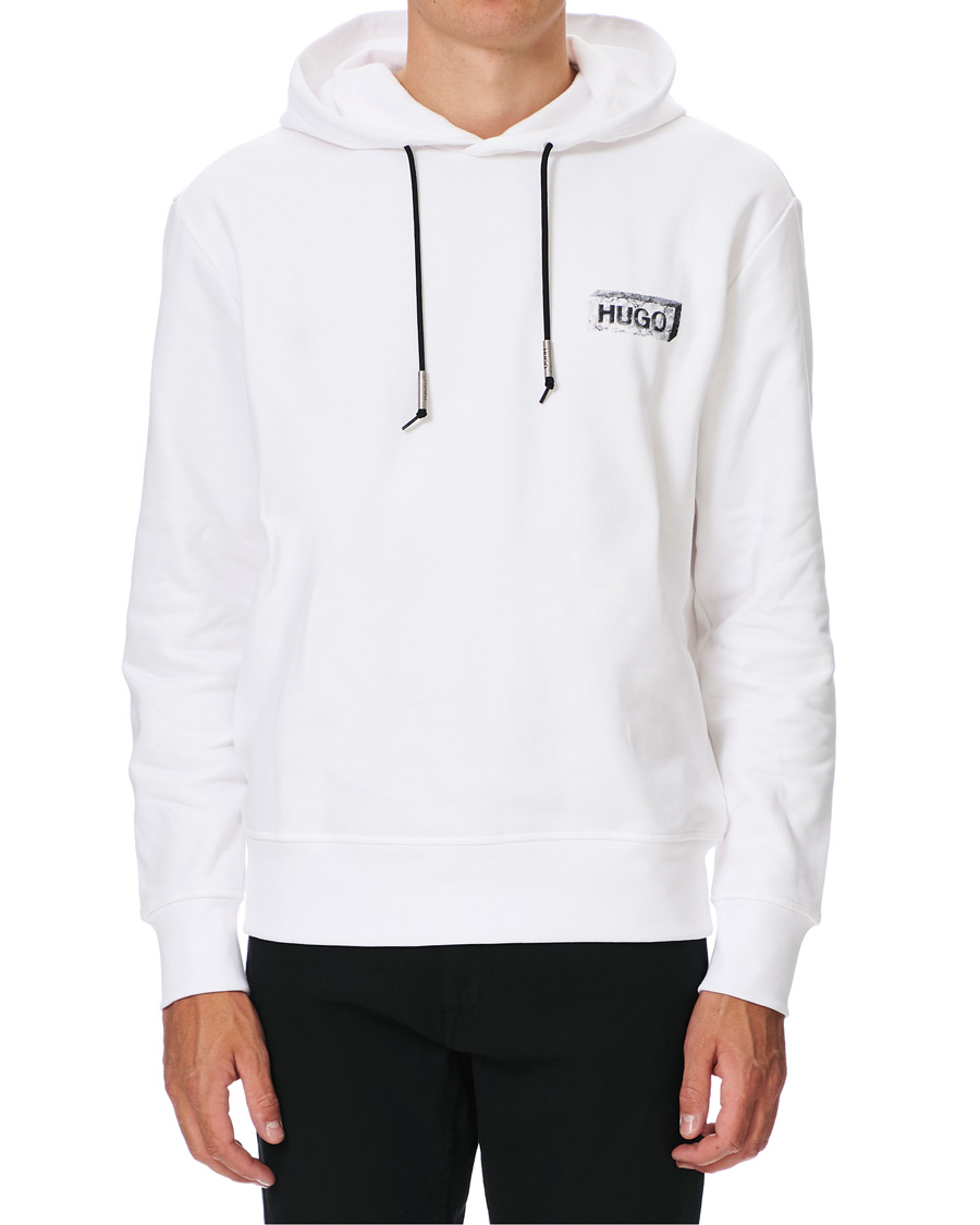 Herren | Pullover | HUGO | Downsville Logo Hoodie White