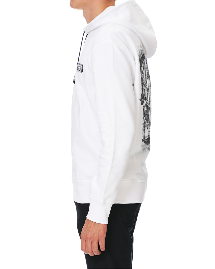 Herren | Pullover | HUGO | Downsville Logo Hoodie White