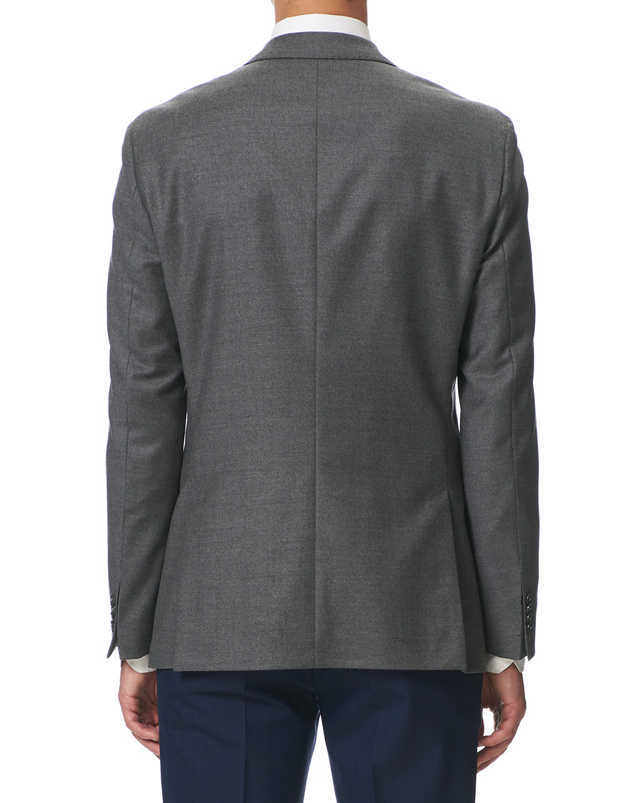 Herren | Sakkos | BOSS BLACK | BOSS Hartley Flannel Blazer Dark Grey