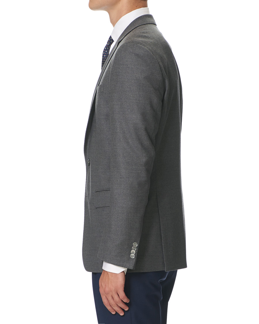 Herren | Sakkos | BOSS BLACK | BOSS Hartley Flannel Blazer Dark Grey