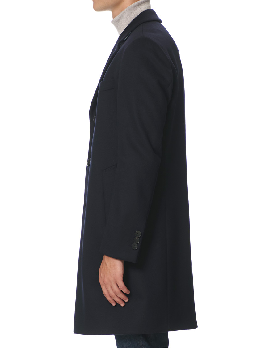 Herren | Jacken | BOSS BLACK | BOSS Nye Wool/Cashmere Coat Dark Blue