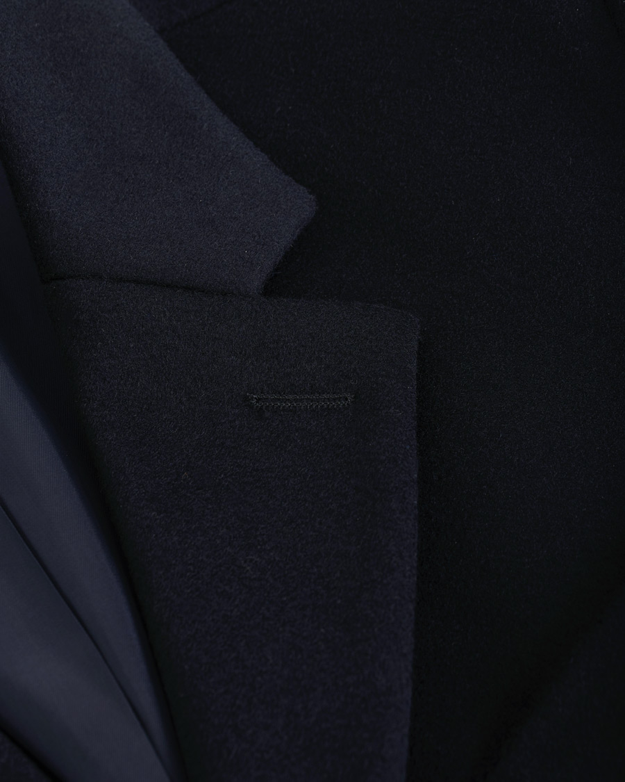 Herren | Jacken | BOSS BLACK | BOSS Nye Wool/Cashmere Coat Dark Blue