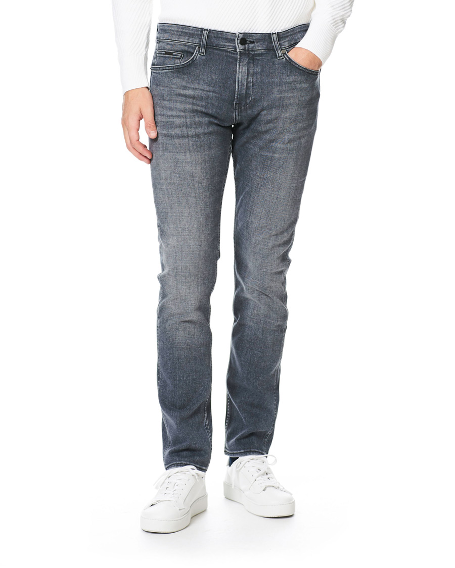Herren | Jeans | BOSS BLACK | BOSS Delaware Slim Fit Stretch Jeans Medium Grey
