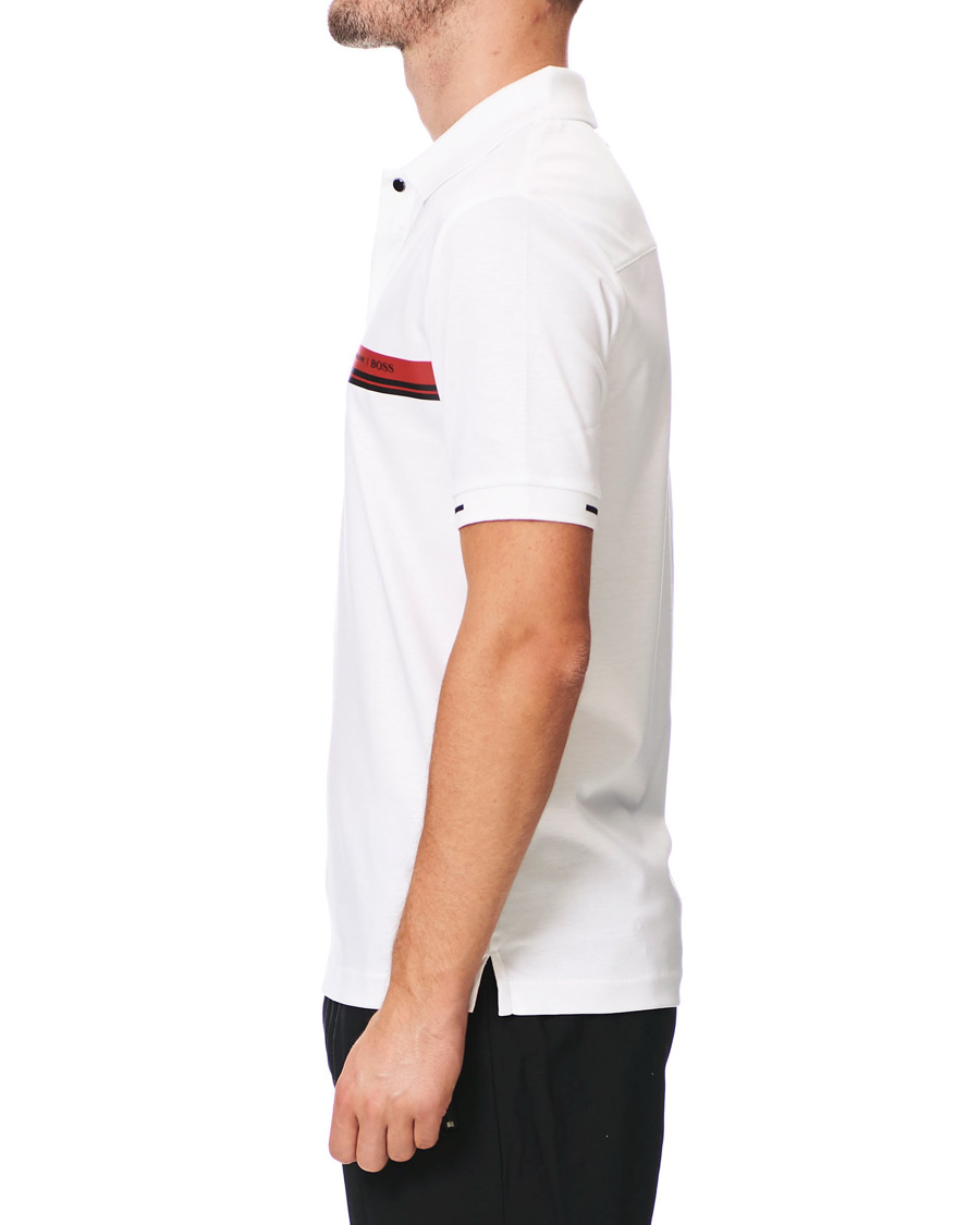 Herren | Poloshirts | BOSS BLACK | BOSS Porsche Capsule Phillipson Polo White