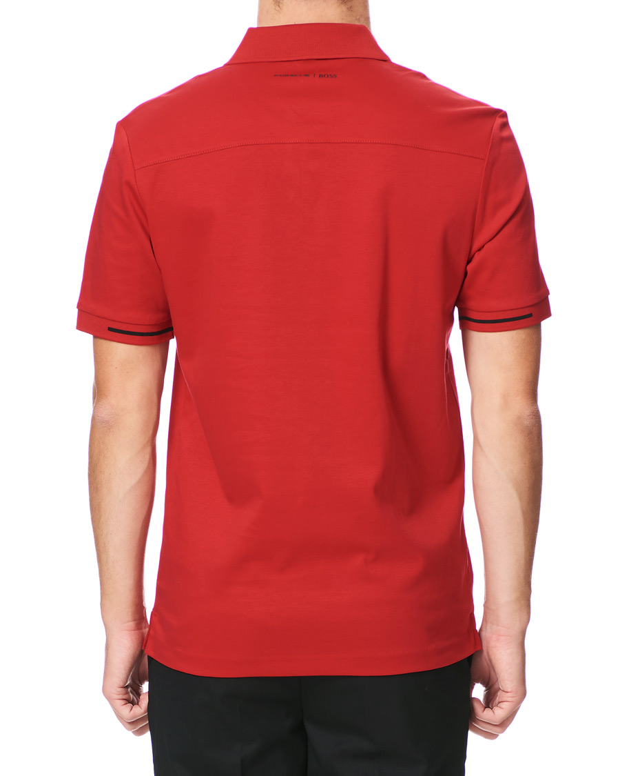 Herren | Poloshirts | BOSS BLACK | BOSS Porsche Capsule Phillipson Polo Open Red