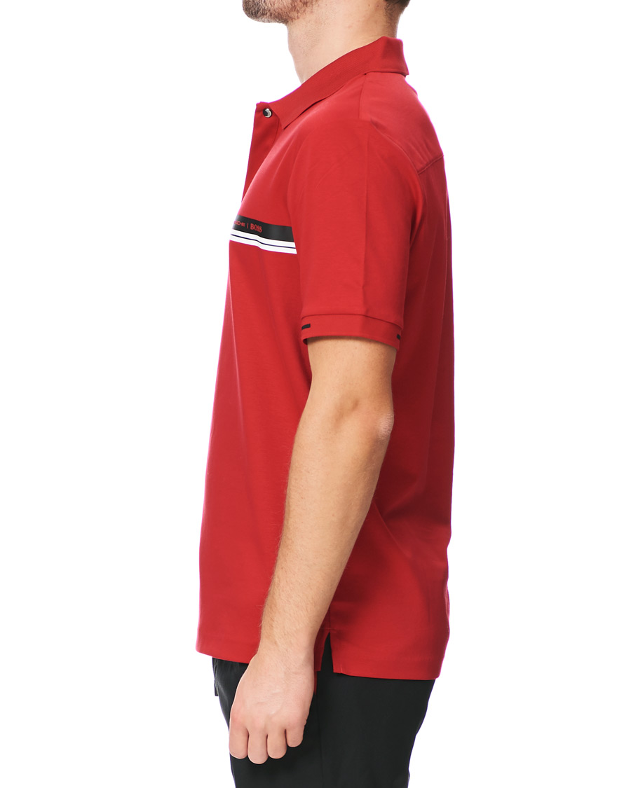Herren | Poloshirts | BOSS BLACK | BOSS Porsche Capsule Phillipson Polo Open Red