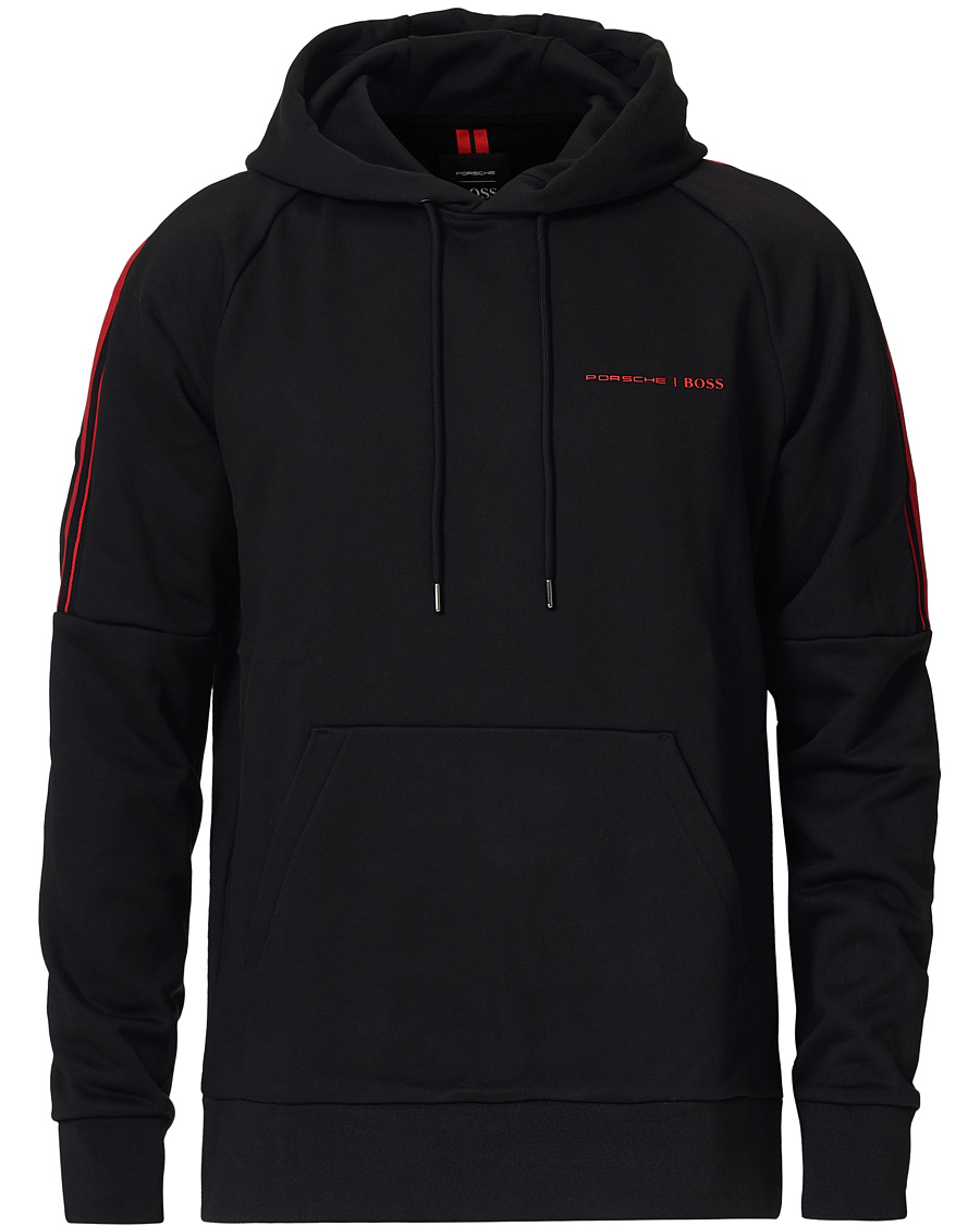Herren | Pullover | BOSS BLACK | BOSS Porsche Capsule Seeger Hoodie Black