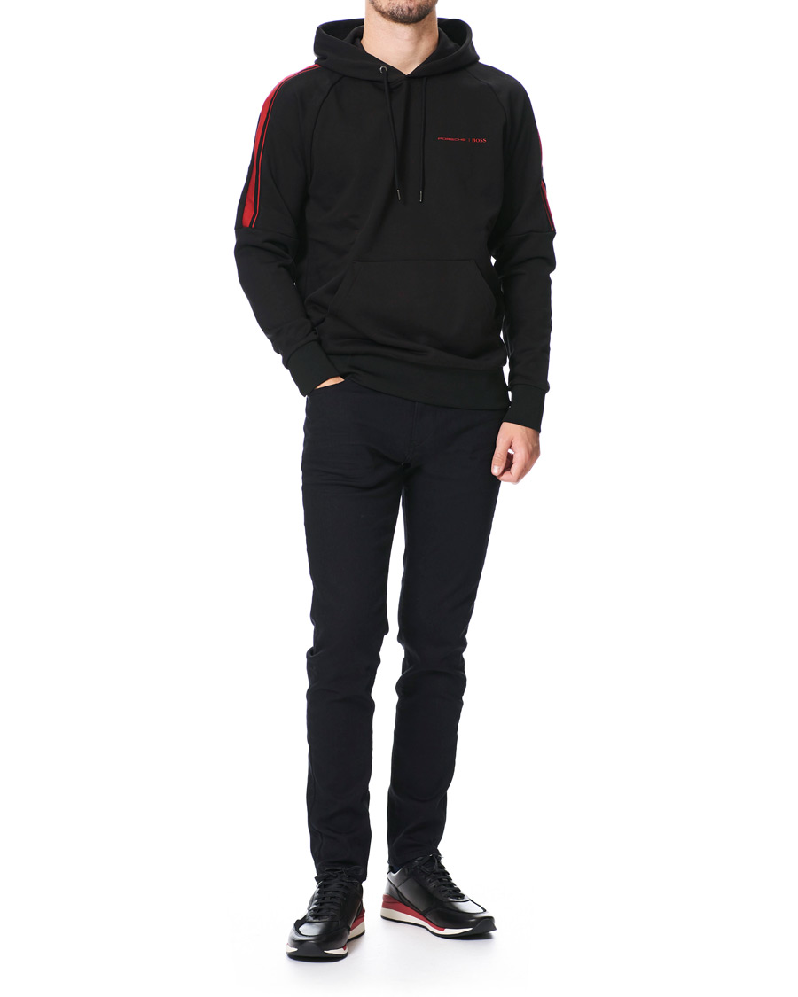 Herren | Pullover | BOSS BLACK | BOSS Porsche Capsule Seeger Hoodie Black
