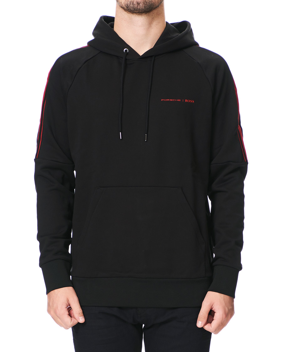 Herren | Pullover | BOSS BLACK | BOSS Porsche Capsule Seeger Hoodie Black