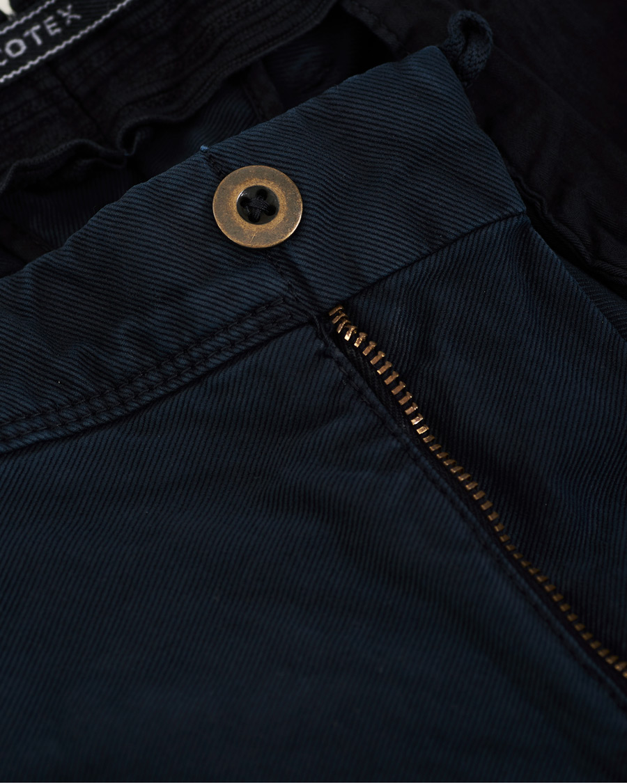 Herren | Hosen | Incotex | Slim Fit Garment Dyed Washed Slacks Navy