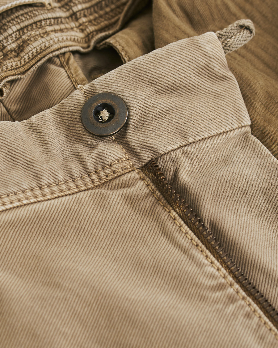 Herren | Hosen | Incotex | Slim Fit Garment Dyed Washed Slacks Beige