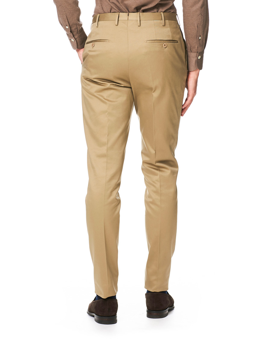 Herren | Hosen | Incotex | Slim Pleated Cotton Chinos Khaki
