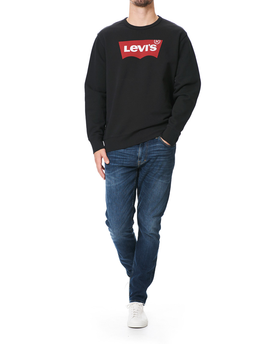 Herren | Pullover | Levi's | Batwing Crew Neck Sweatshirt Jet Black