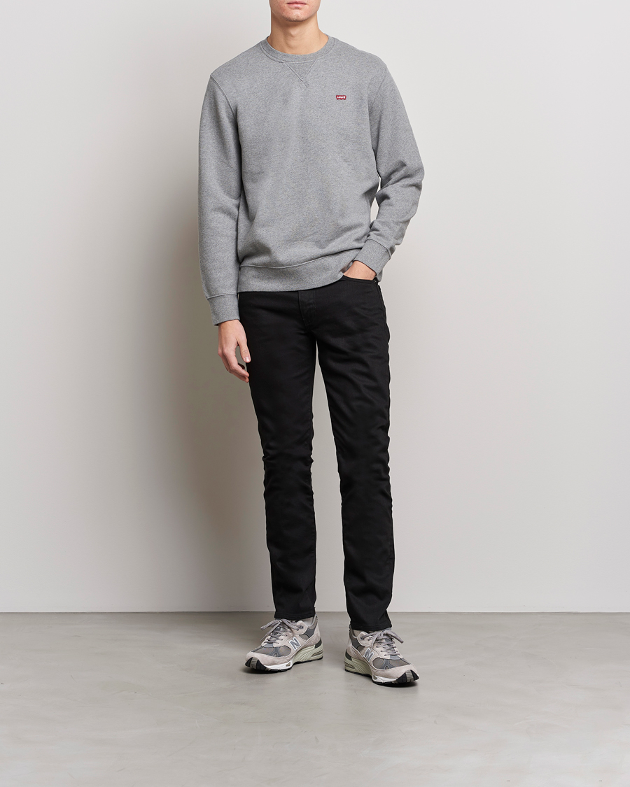 Herren | Pullover | Levi's | Original Crew Neck Sweatshirt Chisel Grey Heather