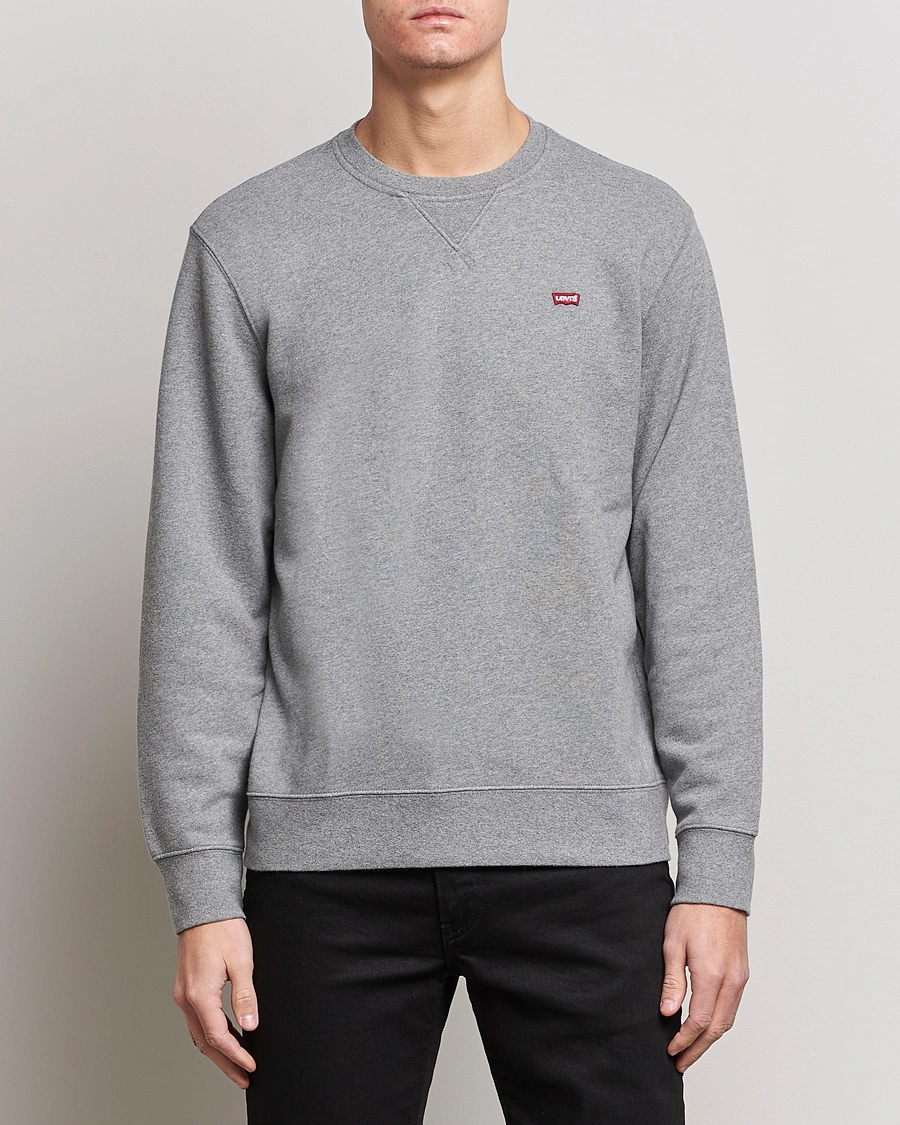 Herren | Graue Sweatshirts | Levi's | Original Crew Neck Sweatshirt Chisel Grey Heather