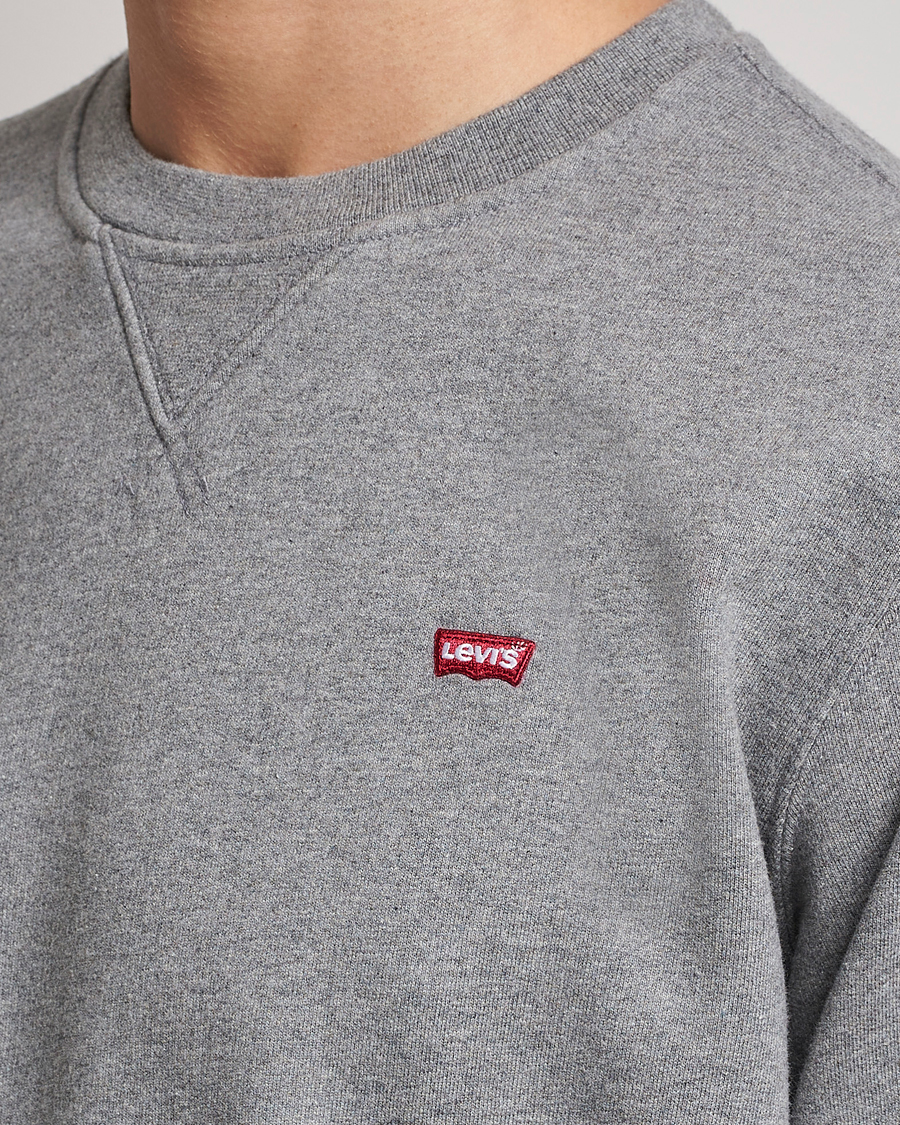 Herren | Pullover | Levi's | Original Crew Neck Sweatshirt Chisel Grey Heather