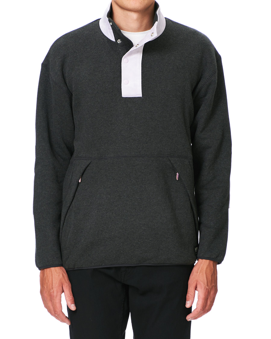Herren | Pullover | Levi's Made & Crafted | Alpine Mock Fleece Stretch Limo