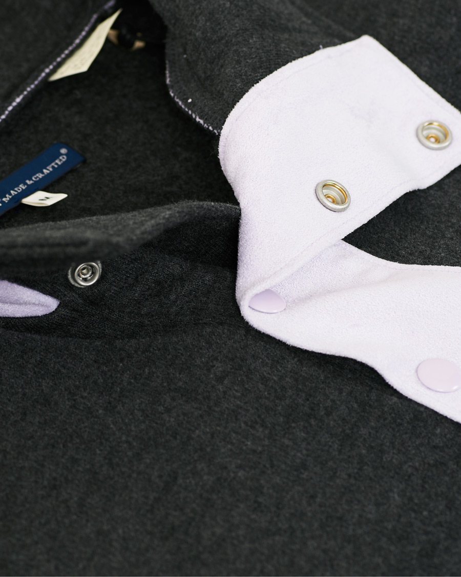 Herren | Pullover | Levi's Made & Crafted | Alpine Mock Fleece Stretch Limo