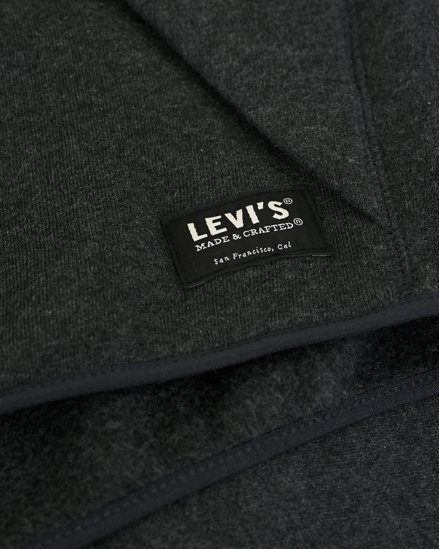 Herren | Pullover | Levi's Made & Crafted | Alpine Mock Fleece Stretch Limo