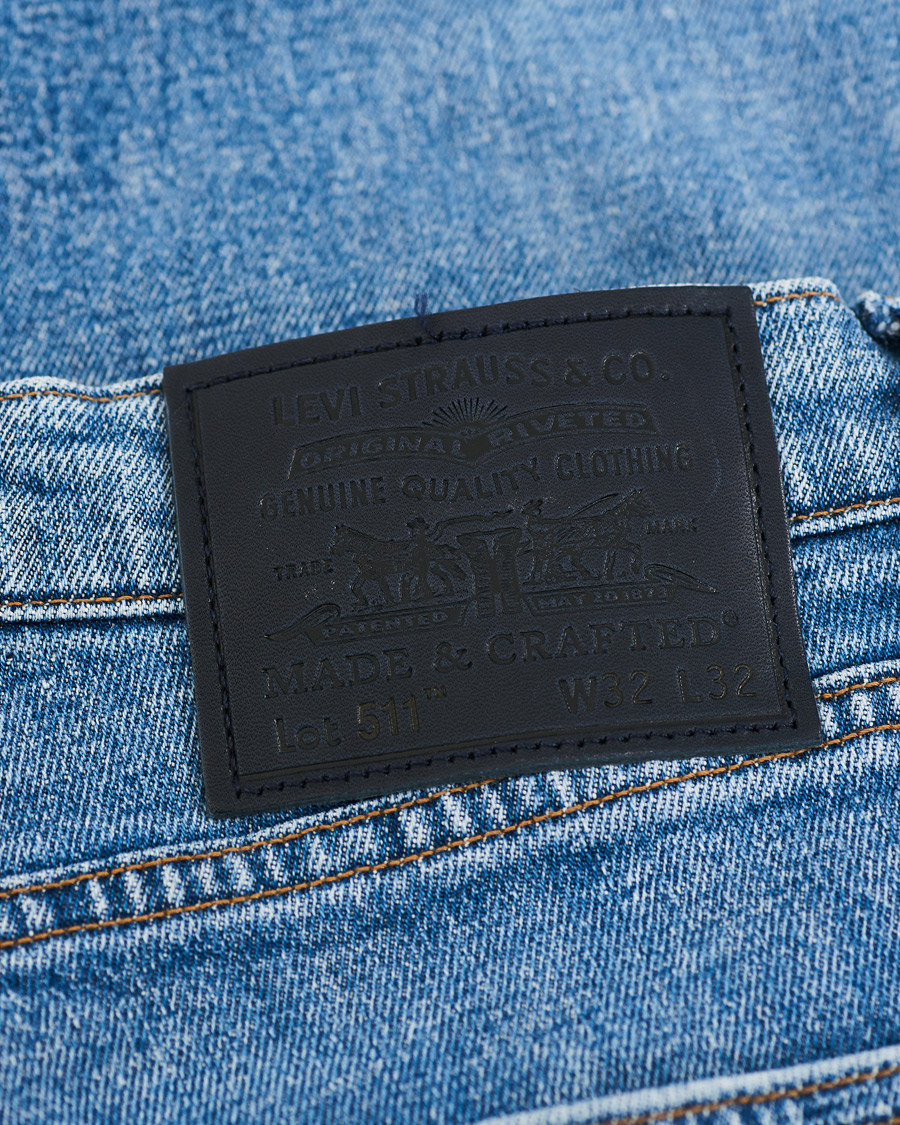 Herren | Jeans | Levi's Made & Crafted | 511 Slim Fit Stretch Jeans Alpine Blue