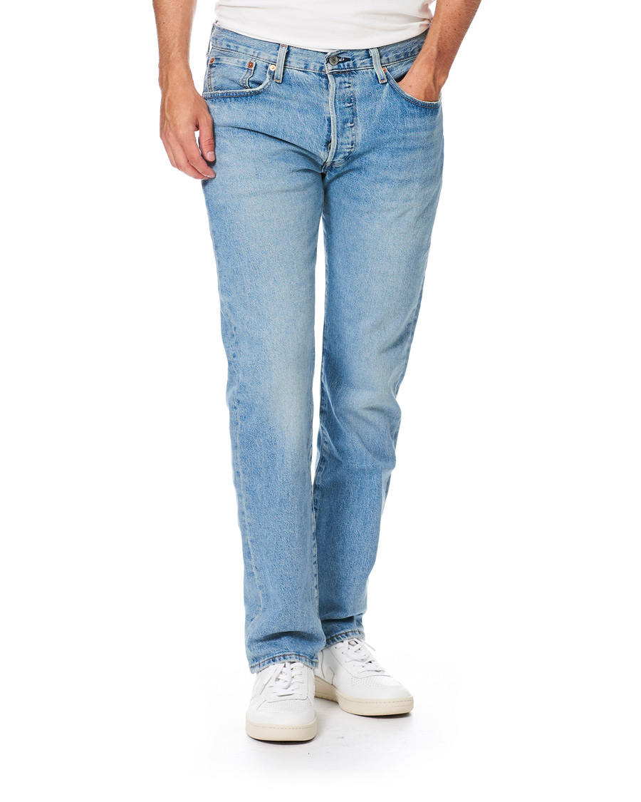 Herren | Jeans | Levi's | 501 Slim Fit Stretch Jeans Basil Sand
