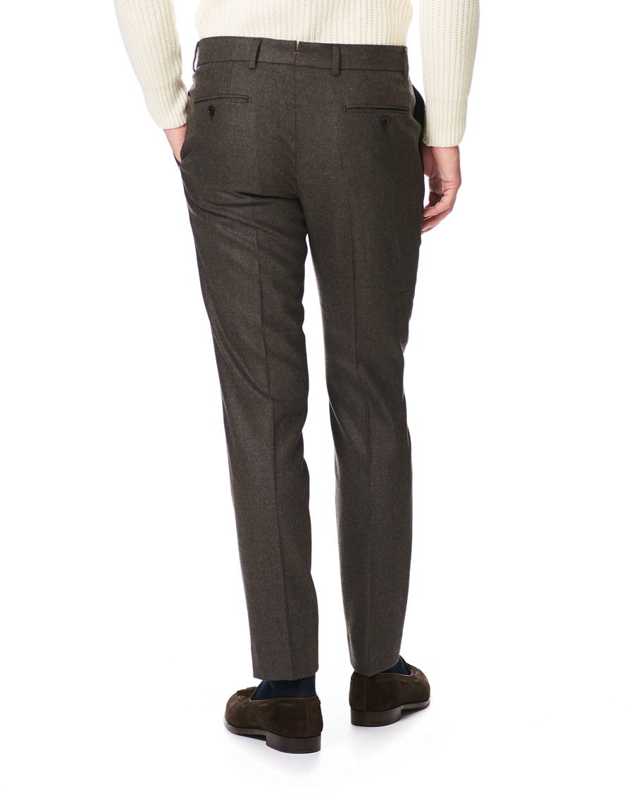 Herren | Hosen | Morris | Rodney Flannel Trousers Brown