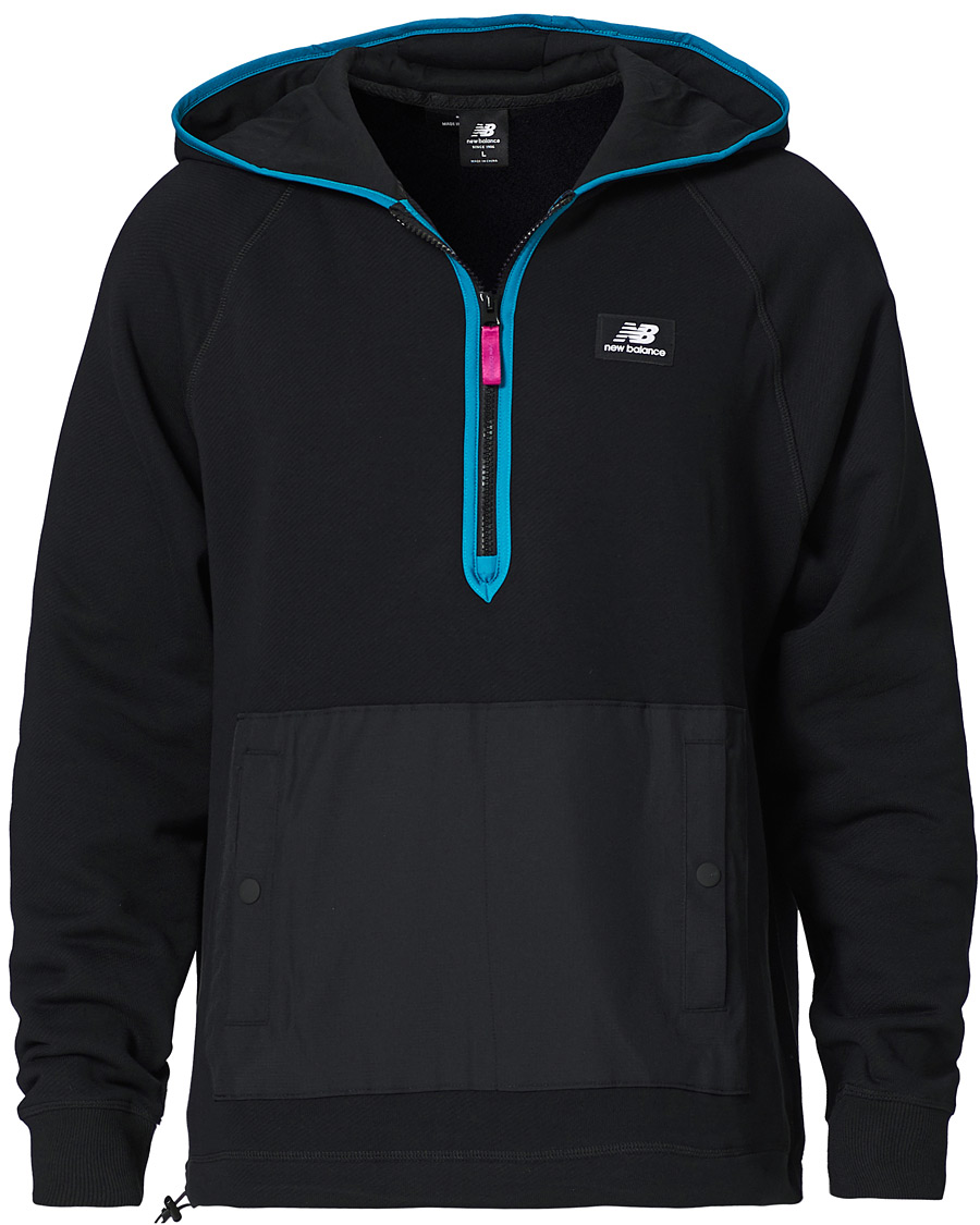 Herren | Pullover | New Balance | All Terrain Half Zip Hoodie Black